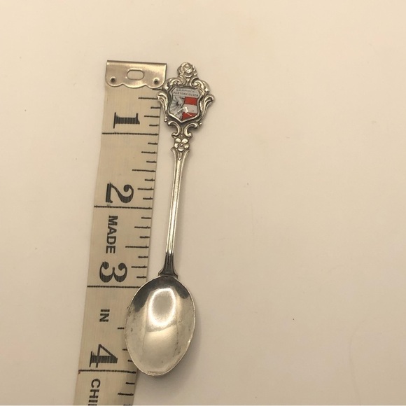 Vtg 800 Silver Garmish Partenkirchen Souvenir Spoon Heidelberg 800 EHJ / 4.1” - Picture 5 of 5
